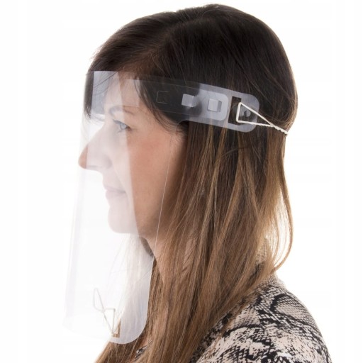 Ochranná maska na tvár s dlhým priezorom