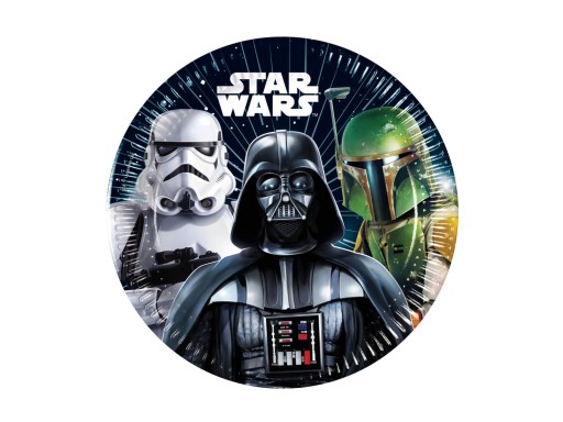 Star Wars narodeninové taniere 20 cm 8 ks