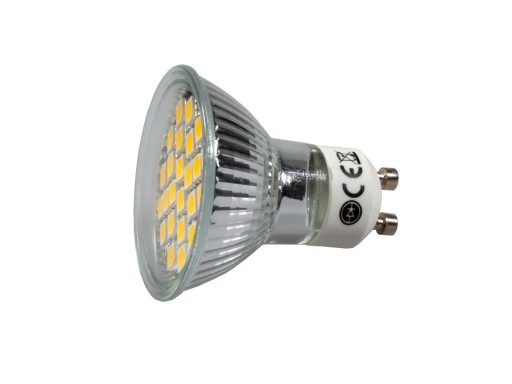 24 LED SMD 3W GU10 žiarovka 270 lm EcoEnergy teplá biela