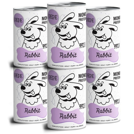 Prepravka PEPE Mono Protein králik 400g