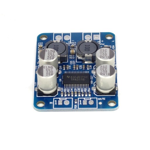 Výkon audio zosilňovača 60W mono TPA3118 12-24V