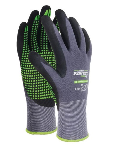 Nylonové rukavice NITRILE FLEX DOTS, veľkosť 9