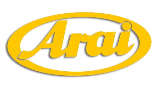ARAI žltá vysekávaná nálepka