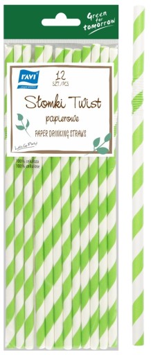 TWIST BROKE NARODENINOVÉ PAPIEROVÉ SLIMKY MIX 12 KS