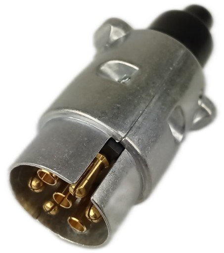 ZÁSTRČKA NA PRÍves na odťahové vozidlo 12V, hliník, 7 PIN