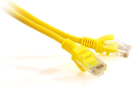 PATCHCORD GETFORT TWISTED PAIR CAT.5E UTP 3m žltý