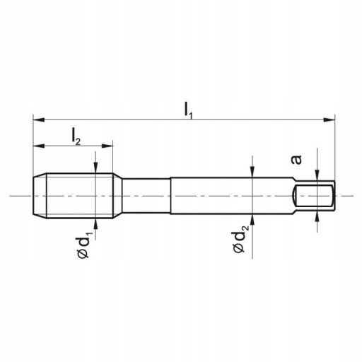 Závitník FANAR M3 NGMM/2 DIN-352/2 6H HSS