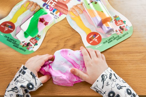 PLASTOVÁ ZMRZLINA GLUTEK SLIME PRE DETI