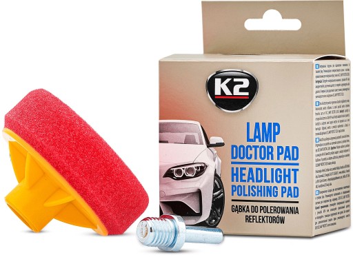 K2 LAMP DOCTOR SPONGE LEŠTIACA podložka REGENERAČNÁ LAMPA SVETLOMETOV 80mm M14