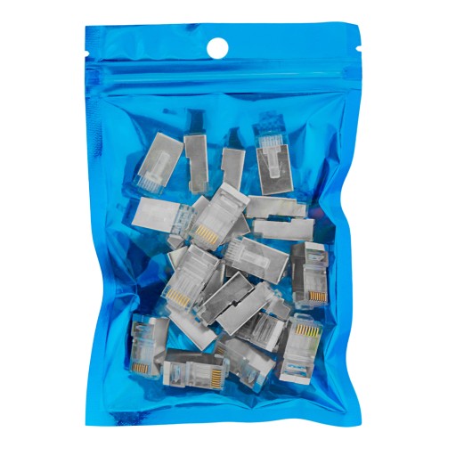 Sieťová zástrčka RJ45 konektor kat. 6 FTP NC-RJ456FT-11 25ks CAT6
