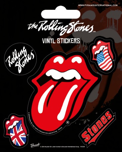Sada nálepiek Rolling Stones 5 ks