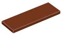 LEGO TILE 69729 TILE 2x6 hnedá NOVINKA (1g)