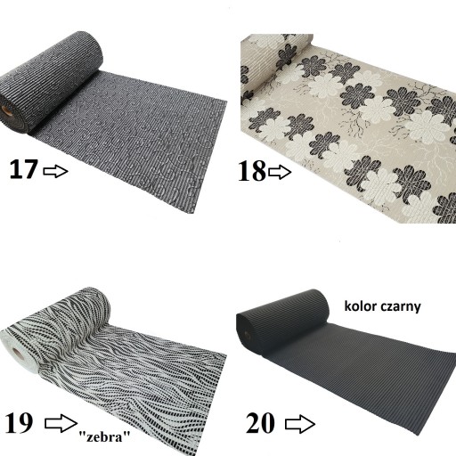 KÚPEĽŇOVÁ PODLOŽKA, KOBEREC NA METER, 45 VZOROV