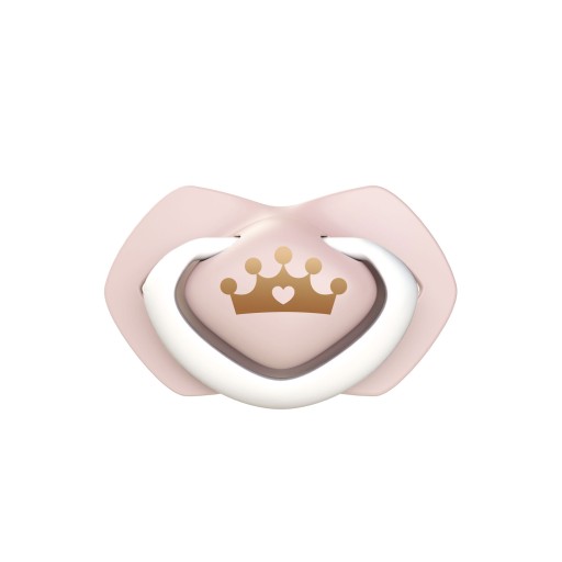 CANPOL SYMETRICKÝ SILIKONOVÝ cumlík ROYAL BABY 6-18