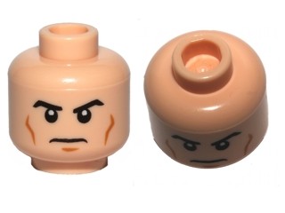 Lego New Head Light Nougat SW1132 Sandtrooper 3626cpb0704