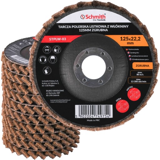 HRUBÝ KLAPOVÝ LEŠIACI KOTÚČ 125mm PLSTENÝ VLISEŇ KLAPKA SCHMITH