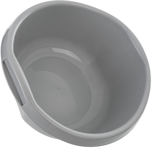 PLASTOVÁ MISKA NA PRÁDLO 15L, okrúhla MISKA S RÚČKAMI, 40 CM