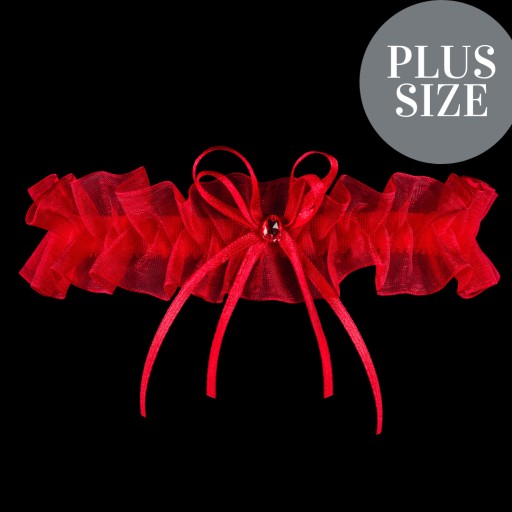 Julimex RED podväzok so silikónovým plesom veľká veľkosť PW-98 XXL