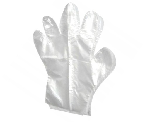 Fóliové rukavice Veľkosť M 100 ks. HDPE