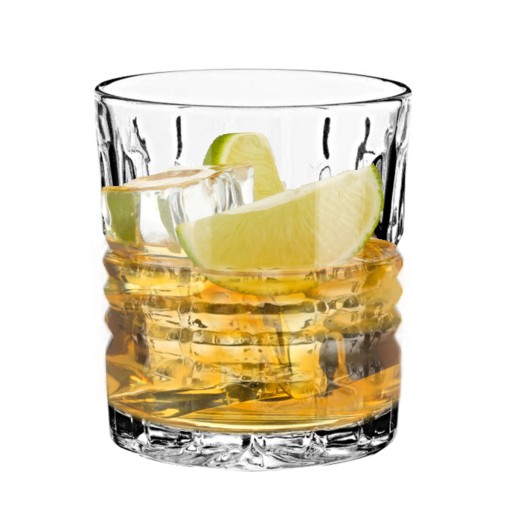 Pohár na whisky MADLEN 310 ml, reliéfny vzor