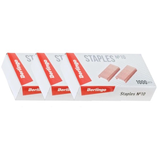 Medené sponky Berlingo No10, 3000 kusov