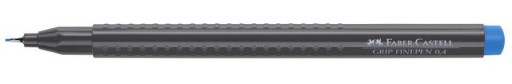 Ergonomic Grip fineliner, modrá, 0,4 mm