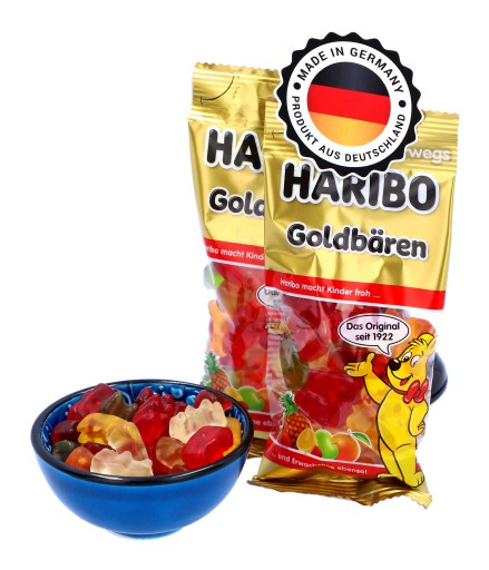 HARIBO MINI Golden Teddy Bears ovocné želé 75g DE