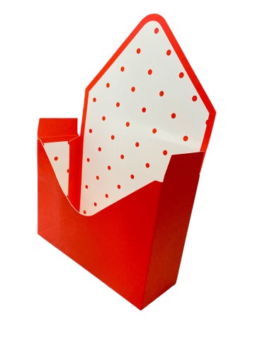 FLOWERBOX truhlík na kvety, červená OBÁLKA, 35 cm