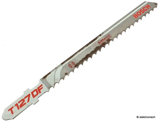 Hliníkový pílový list do priamočiarej píly BOSCH T127DF bimetal
