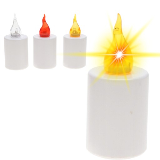 SVIEČKA SVIEČKA LED AKUMULÁTOROVÁ LAMPA VLOŽKA SVIEČKY VEĽKÁ