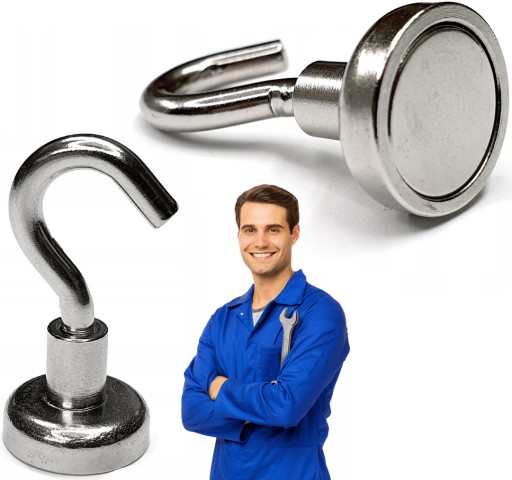 KĽÚČOVÝ HÁK DRŽAŤ PRE NEODYMOVÝ MAGNET E10 1,5kg