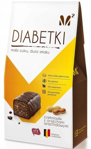 DIABETKI Arašidové čokolády B/C 100 g