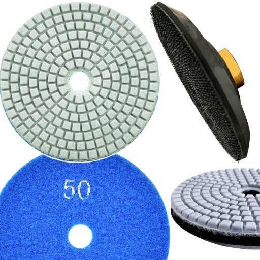 Leštiaci kotúč na mokré brúsenie kameniny 100mm GR50 G78910 GEKO