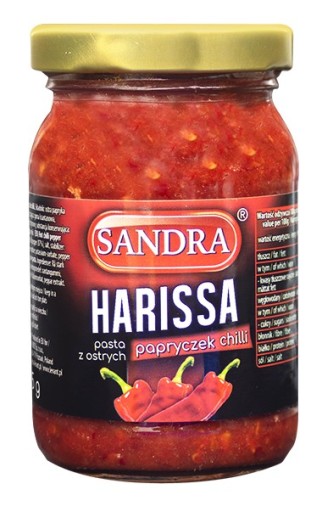 Harissa Sandra čili paprička pasta 185g téglik