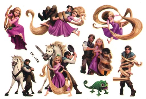 Umývateľné tetovanie pre deti TANGLED CG153