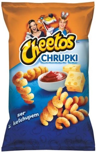CHEETOS Syr chrumkavé špirálky s kečupom 80g