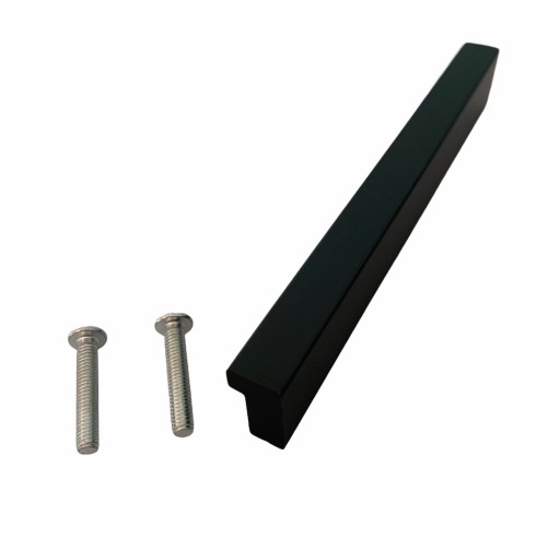 KĽÚČKA NA NÁBYTOK SEDEM OKENNÝCH 128 MM ČIERNA