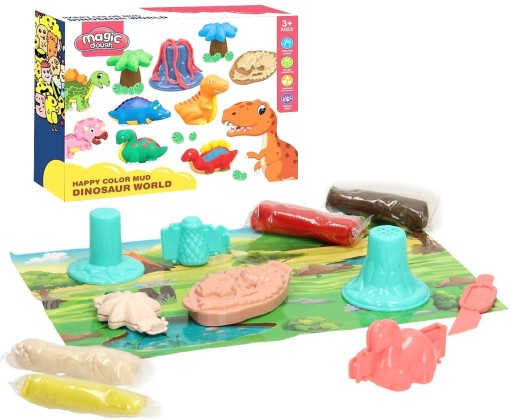 PLASTOVÉ PASTA DINOSAURY + DOPLNKY