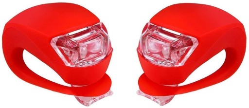 SILIKÓNOVÉ LED SVETLÁ NA BICYKEL, 2 ks