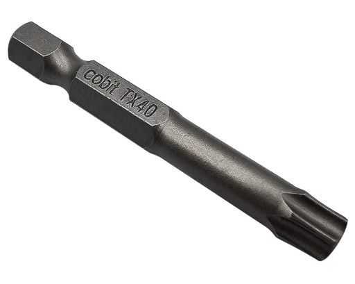 TX40 SKRUTOVACÍ BIT 50mm STAR TORX TORSION COBIT 1ks