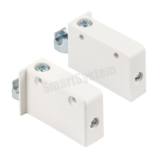 1 SET NASTAVITEĽNÝ NÁBYTOKOVÝ VEŠIAK DO SKRINÍK, BIELY ĽAVÝ + PRAVÝ