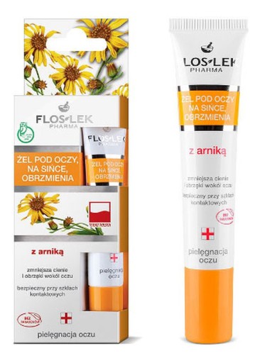 FlosLek očný gél proti tmavým kruhom s arnikou 15 ml