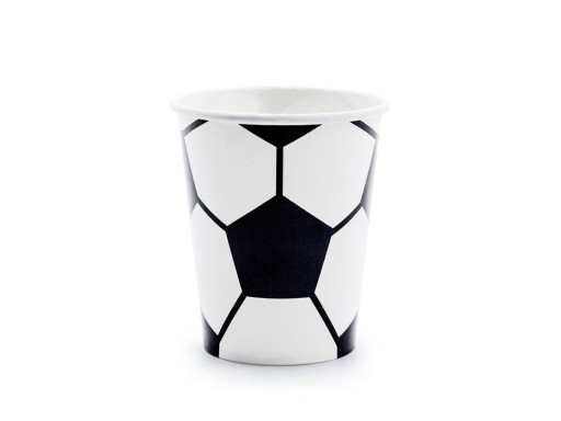 Futbalové poháre 220 ml 6 ks.