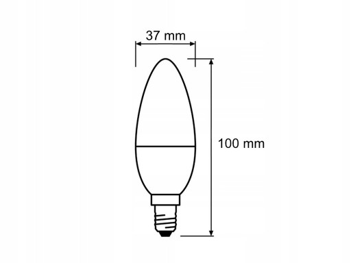E14 LED ŽIAROVKA NA SVIEČKU 10W 4000K ECO LIGHT SVIEČKA NEUTRÁLNA FARBA