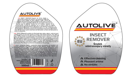 ODSTRAŇOVAČ INSECT REMOVER 500ML odstraňovač hmyzu