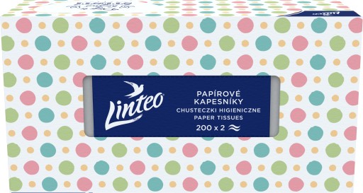 Hygienické utierky LINTEO, 2 vrstvy. 200 ks.