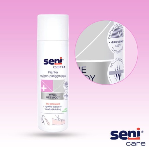 SENI CARE umývacia a ošetrujúca pena SINODOR 500ml