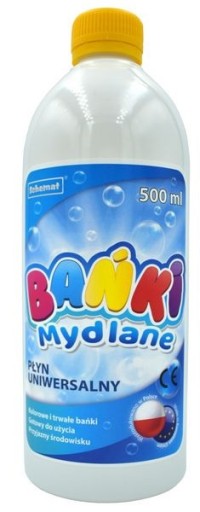Fľaša na tekuté mydlové bubliny 500 ml Schéma 7901