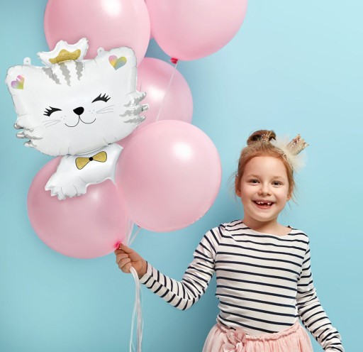 Fóliový balón MAČKA MAČKA ročná SMILE narodeninová oslava 1-99 narodeniny HEL