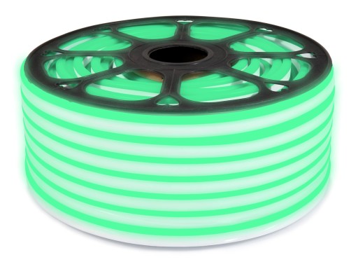 LED PÁS 230V 2835 1M IP68 NEON ZELENÝ